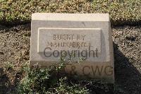 Ismailia War Memorial Cemetery - Buckley Maufuerill, 
